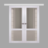 Подвійні розсувні двері Luisa з масиву вільхи - Фото 2
